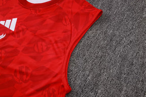 Completino Canottiera Liverpool 26/27 Uomo Rosso e Nero | Kit Allenamento