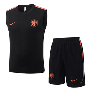 Completino Canottiera Olanda 26/27 Uomo Nero | Kit Allenamento