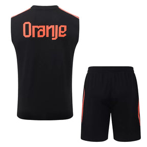 Completino Canottiera Olanda 26/27 Uomo Nero | Kit Allenamento