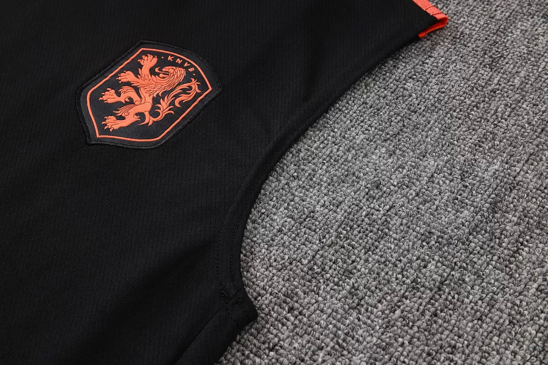 Completino Canottiera Olanda 26/27 Uomo Nero | Kit Allenamento