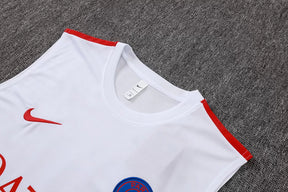 Completino Canottiera Paris 26/27 Uomo Bianco | Kit Allenamento