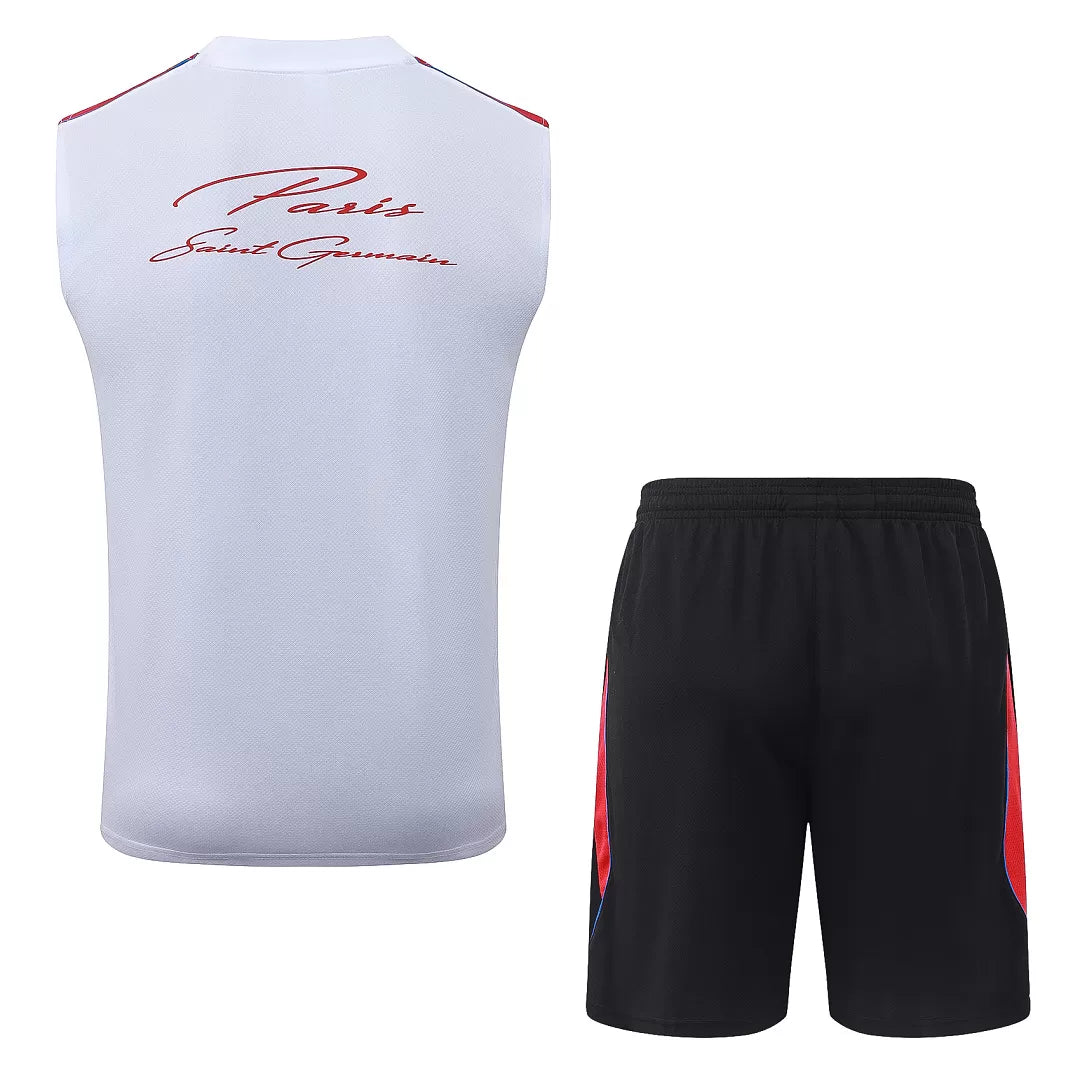 Completino Canottiera Paris 26/27 Uomo Bianco | Kit Allenamento