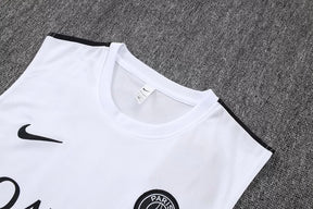 Completino Canottiera Paris 26/27 Uomo Bianco | Kit Allenamento
