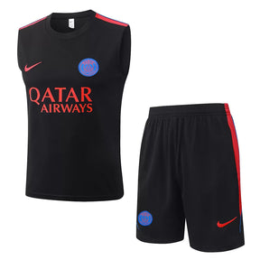 Completino Canottiera Paris 26/27 Uomo Nero | Kit Allenamento