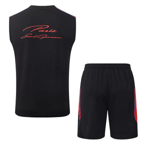 Completino Canottiera Paris 26/27 Uomo Nero | Kit Allenamento