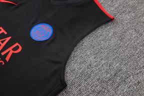 Completino Canottiera Paris 26/27 Uomo Nero | Kit Allenamento