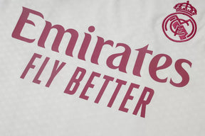 Completino Canottiera Real Madrid 26/27 Uomo Bianco e Rosa | Kit Allenamento