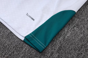 Completino Canottiera Real Madrid 26/27 Uomo Bianco e Verde | Kit Allenamento