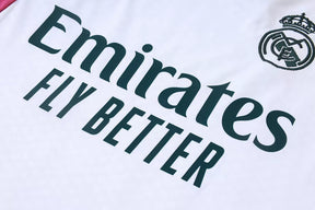 Completino Canottiera Real Madrid 26/27 Uomo Bianco e Verde | Kit Allenamento