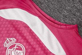 Completino Canottiera Real Madrid 26/27 Uomo Rosa | Kit Allenamento