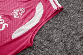 Completino Canottiera Real Madrid 26/27 Uomo Rosa | Kit Allenamento