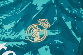 Completino Canottiera Real Madrid 26/27 Uomo Verde Acqua | Kit Allenamento