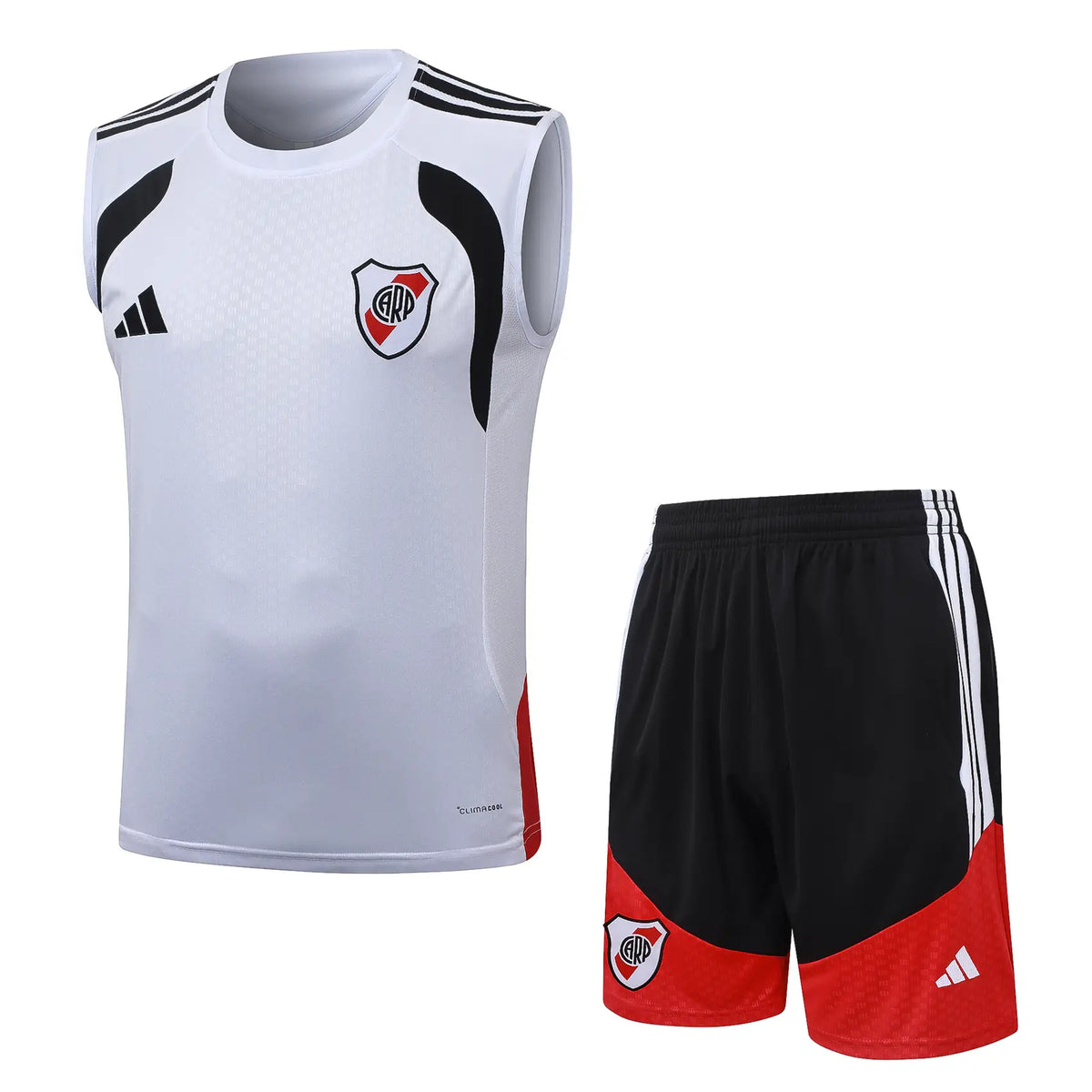Completino Canottiera River Plate 26/27 Uomo Bianco | Kit Allenamento