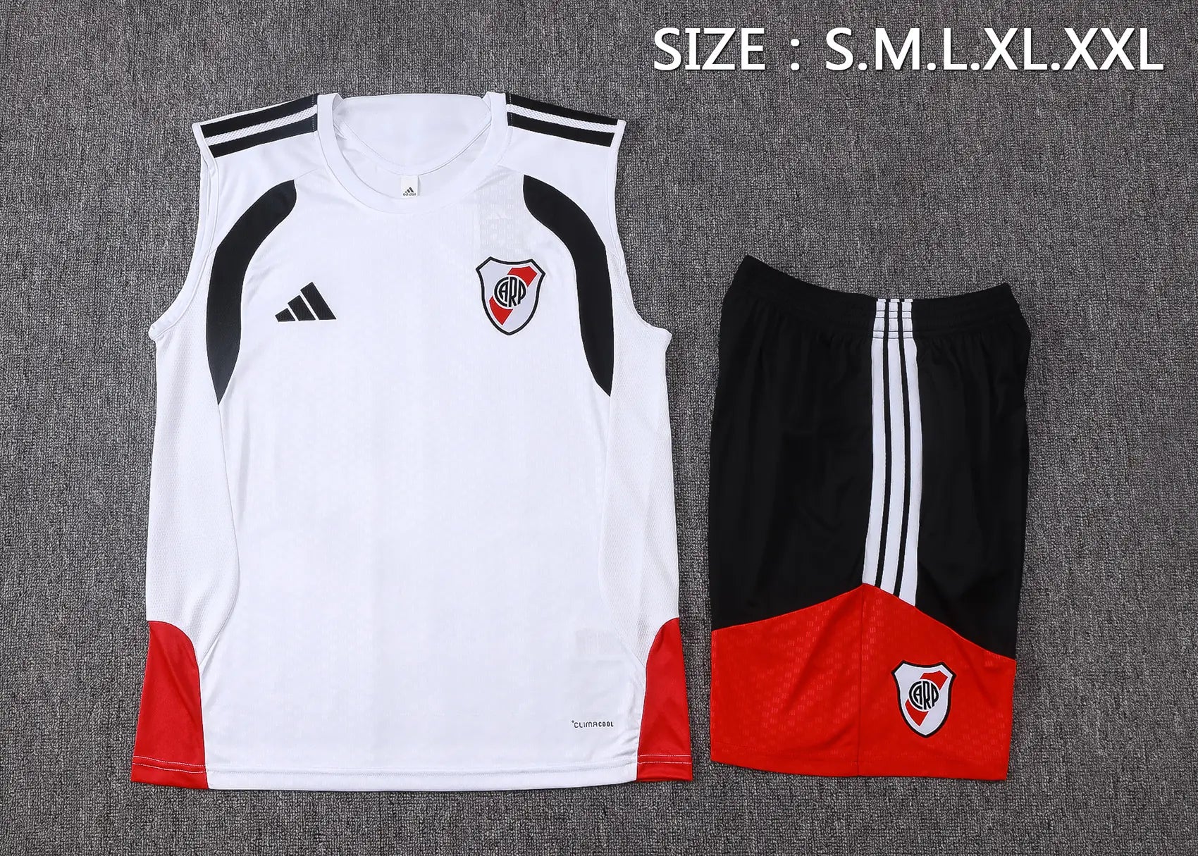 Completino Canottiera River Plate 26/27 Uomo Bianco | Kit Allenamento
