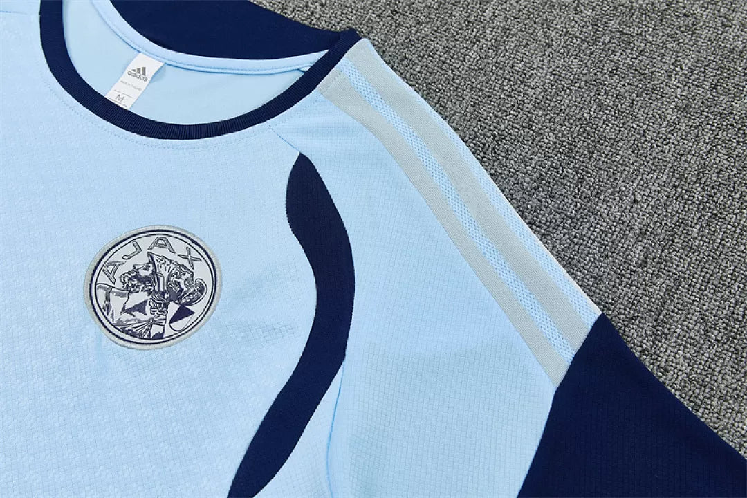 Completino Manica Corta Ajax 26/27 Uomo Azzurro | Kit Allenamento