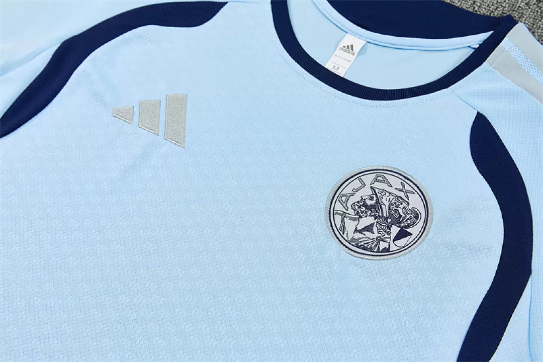 Completino Manica Corta Ajax 26/27 Uomo Azzurro | Kit Allenamento