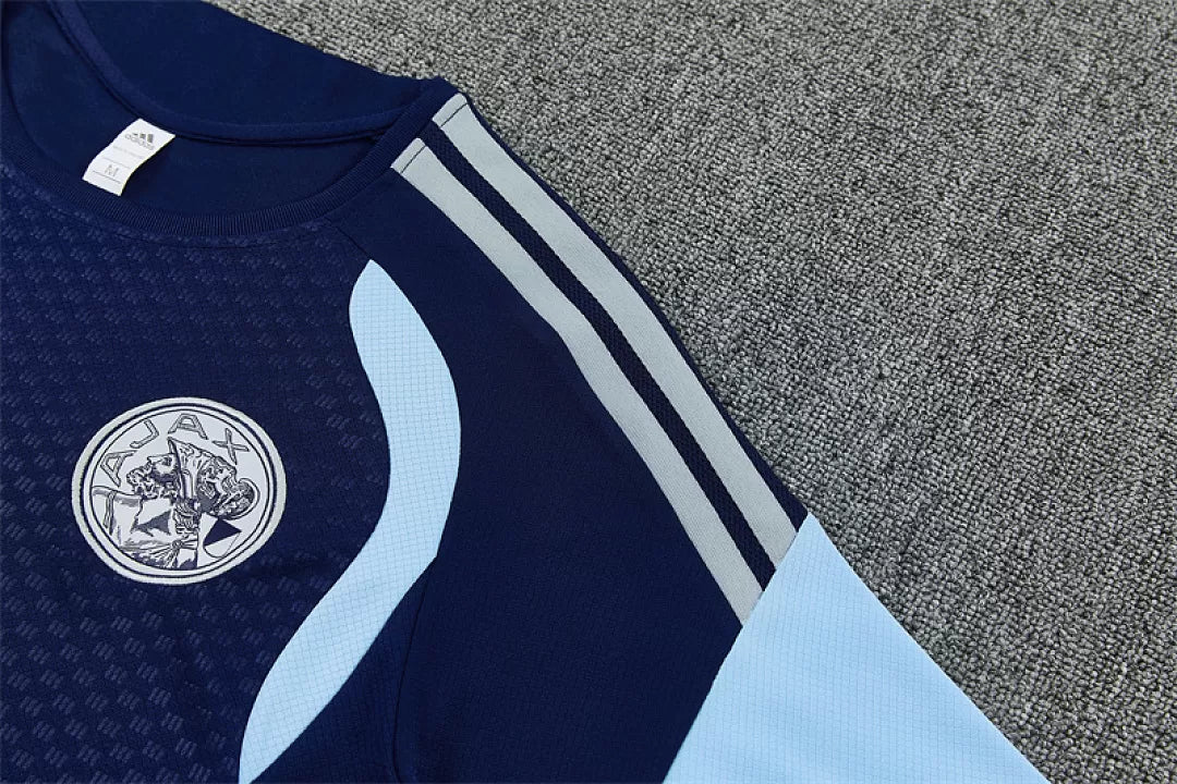 Completino Manica Corta Ajax 26/27 Uomo Blu Navy | Kit Allenamento