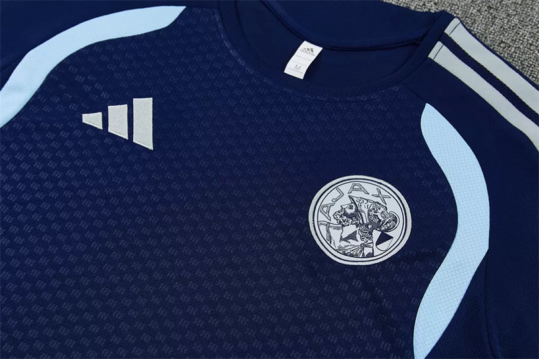Completino Manica Corta Ajax 26/27 Uomo Blu Navy | Kit Allenamento