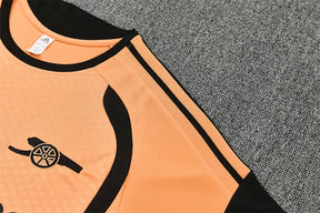 Completino Manica Corta Arsenal 26/27 Uomo Arancione | Kit Allenamento