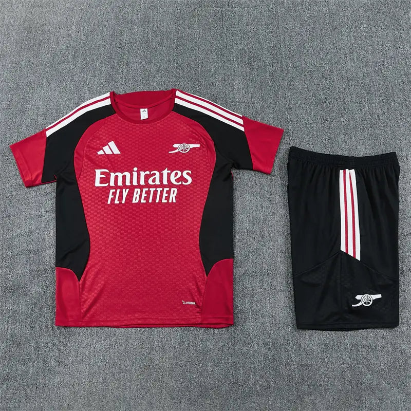 Completino Manica Corta Arsenal 26/27 Uomo Rosso | Kit Allenamento