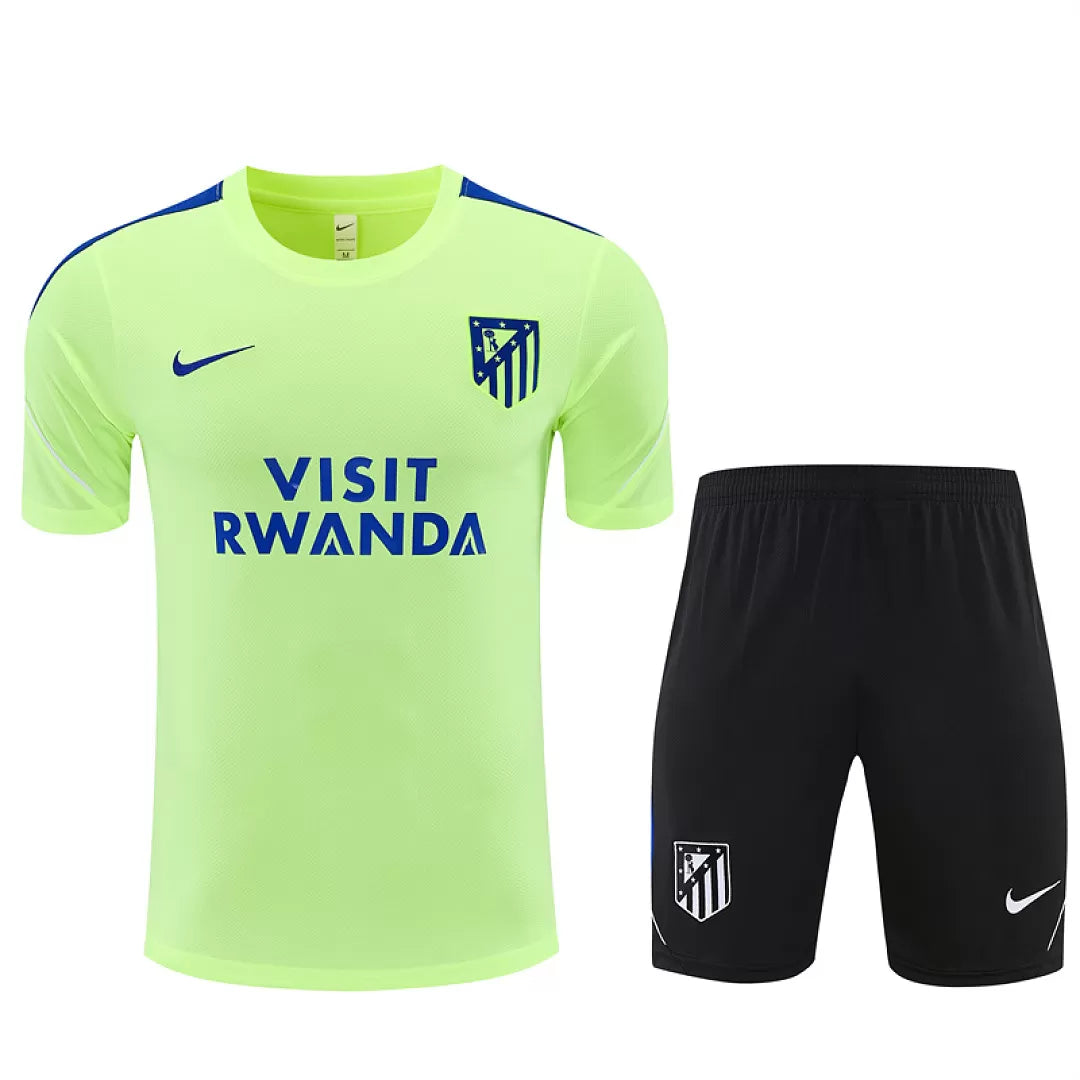Completino Manica Corta Atletico Madrid 26/27 Uomo Giallo Fluo | Kit Allenamento