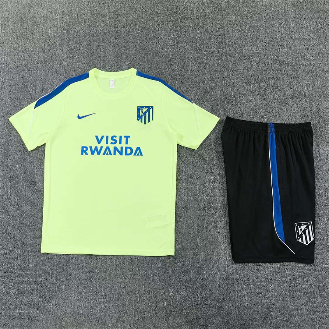 Completino Manica Corta Atletico Madrid 26/27 Uomo Giallo Fluo | Kit Allenamento