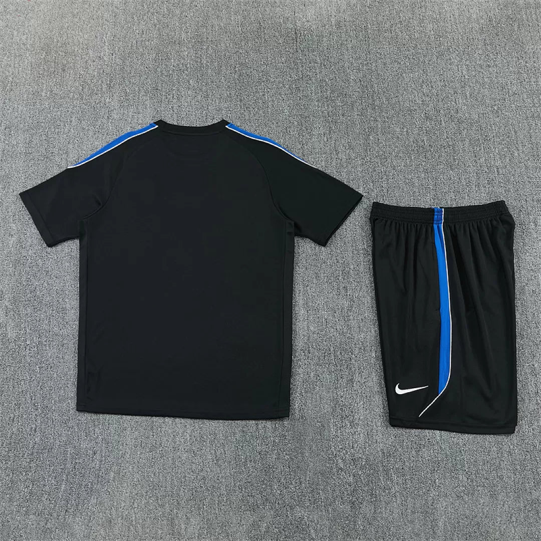 Completino Manica Corta Atletico Madrid 26/27 Uomo Nero | Kit Allenamento