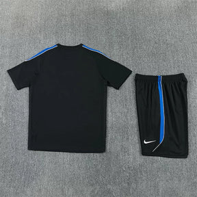 Completino Manica Corta Atletico Madrid 26/27 Uomo Nero | Kit Allenamento