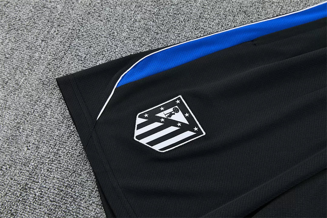 Completino Manica Corta Atletico Madrid 26/27 Uomo Nero | Kit Allenamento