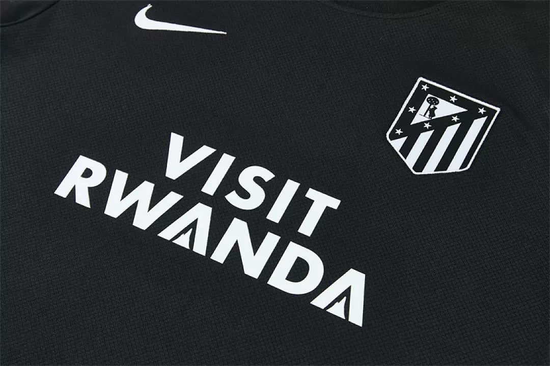 Completino Manica Corta Atletico Madrid 26/27 Uomo Nero | Kit Allenamento