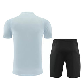 Completino Manica Corta Barcelona 26/27 Uomo Azzurro | Kit Allenamento