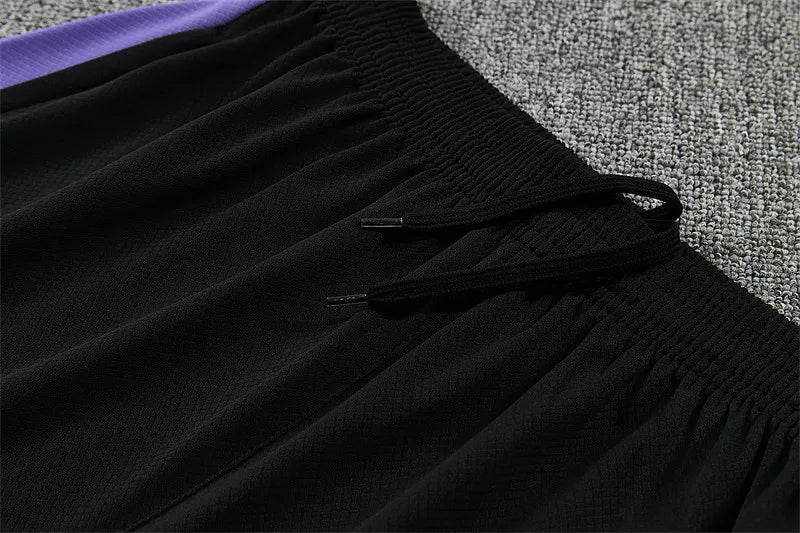 Completino Manica Corta Barcelona 26/27 Uomo Nero | Kit Allenamento