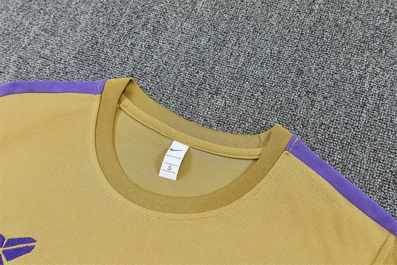 Completino Manica Corta Barcelona 26/27 Uomo Oro | Kit Allenamento