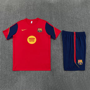 Completino Manica Corta Barcelona 26/27 Uomo Rosso | Kit Allenamento