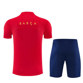 Completino Manica Corta Barcelona 26/27 Uomo Rosso | Kit Allenamento