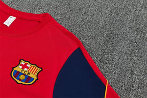 Completino Manica Corta Barcelona 26/27 Uomo Rosso | Kit Allenamento