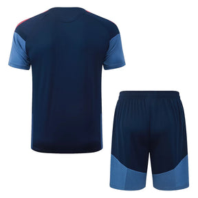 Completino Manica Corta Bayern Munich 26/27 Uomo Blu Navy | Kit Allenamento