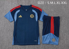 Completino Manica Corta Bayern Munich 26/27 Uomo Blu Navy | Kit Allenamento