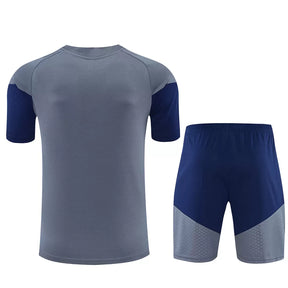 Completino Manica Corta Bayern Munich 26/27 Uomo Grigio | Kit Allenamento