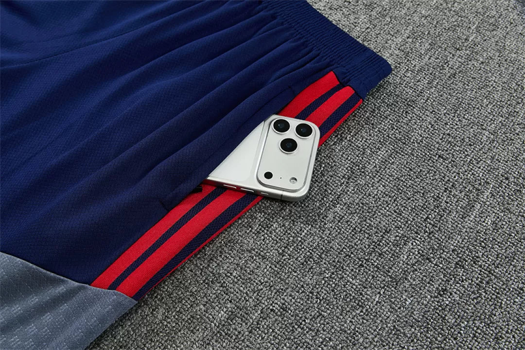 Completino Manica Corta Bayern Munich 26/27 Uomo Grigio | Kit Allenamento