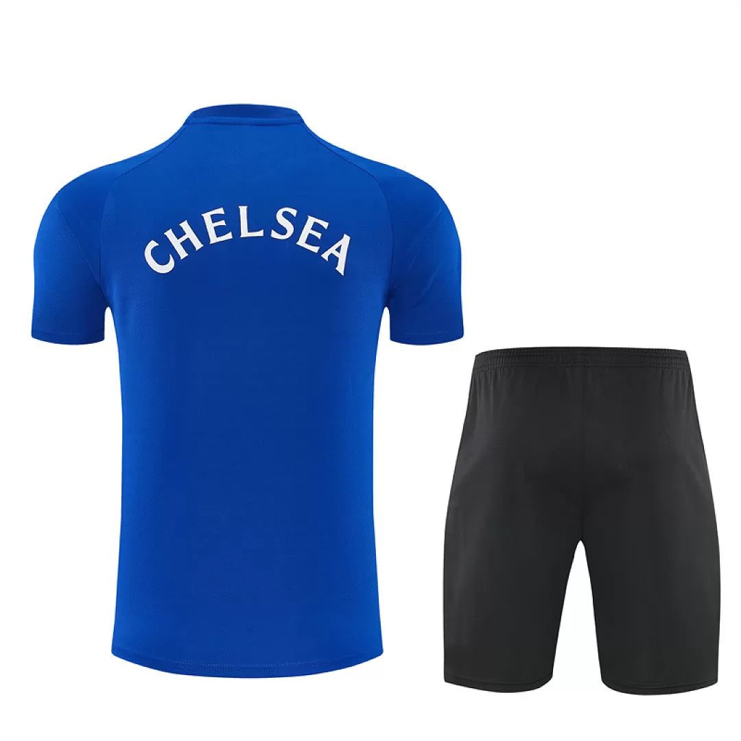 Completino Manica Corta Chelsea 26/27 Uomo Blu Royal | Kit Allenamento