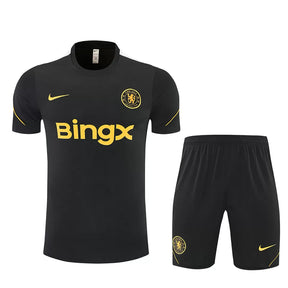 Completino Manica Corta Chelsea 26/27 Uomo Nero | Kit Allenamento