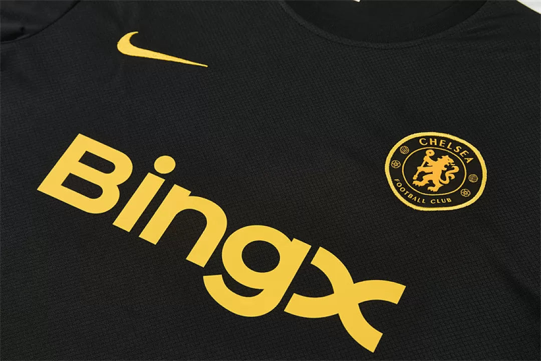 Completino Manica Corta Chelsea 26/27 Uomo Nero | Kit Allenamento