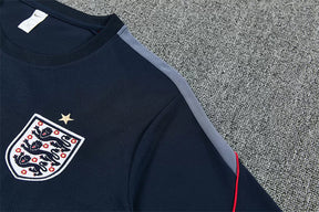 Completino Manica Corta Inghilterra 2026 Uomo Blu Navy | Kit Allenamento