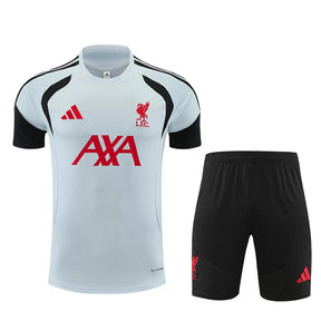 Completino Manica Corta Liverpool 26/27 Uomo Grigio chiaro | Kit Allenamento