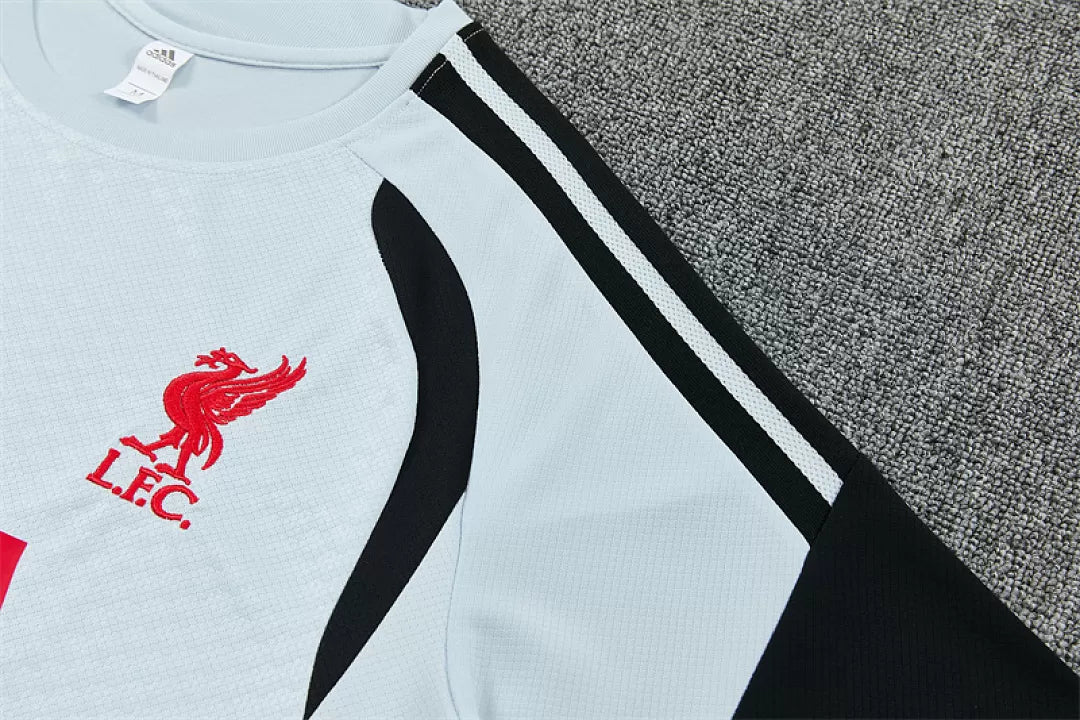 Completino Manica Corta Liverpool 26/27 Uomo Grigio chiaro | Kit Allenamento