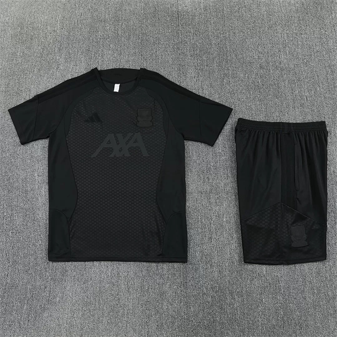 Completino Manica Corta Liverpool 26/27 Uomo Nero | Kit Allenamento