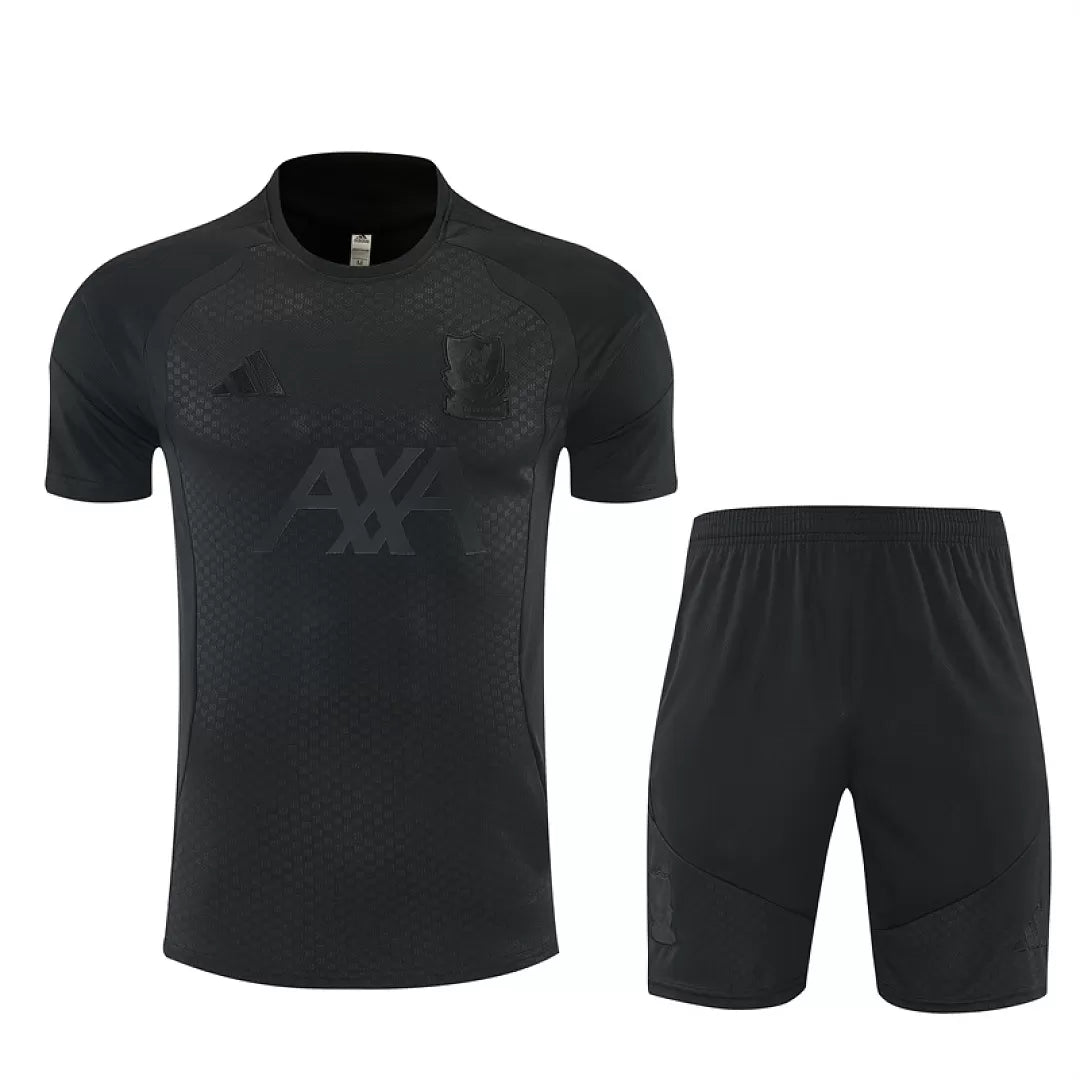 Completino Manica Corta Liverpool 26/27 Uomo Nero | Kit Allenamento