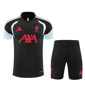 Completino Manica Corta Liverpool 26/27 Uomo Nero | Kit Allenamento