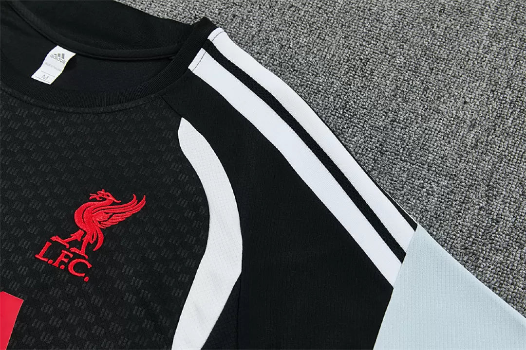 Completino Manica Corta Liverpool 26/27 Uomo Nero | Kit Allenamento